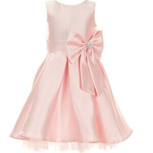 Rare EditionsLittle Girls Sleeveless Pleated Mikado Fit-And-Flare Dress